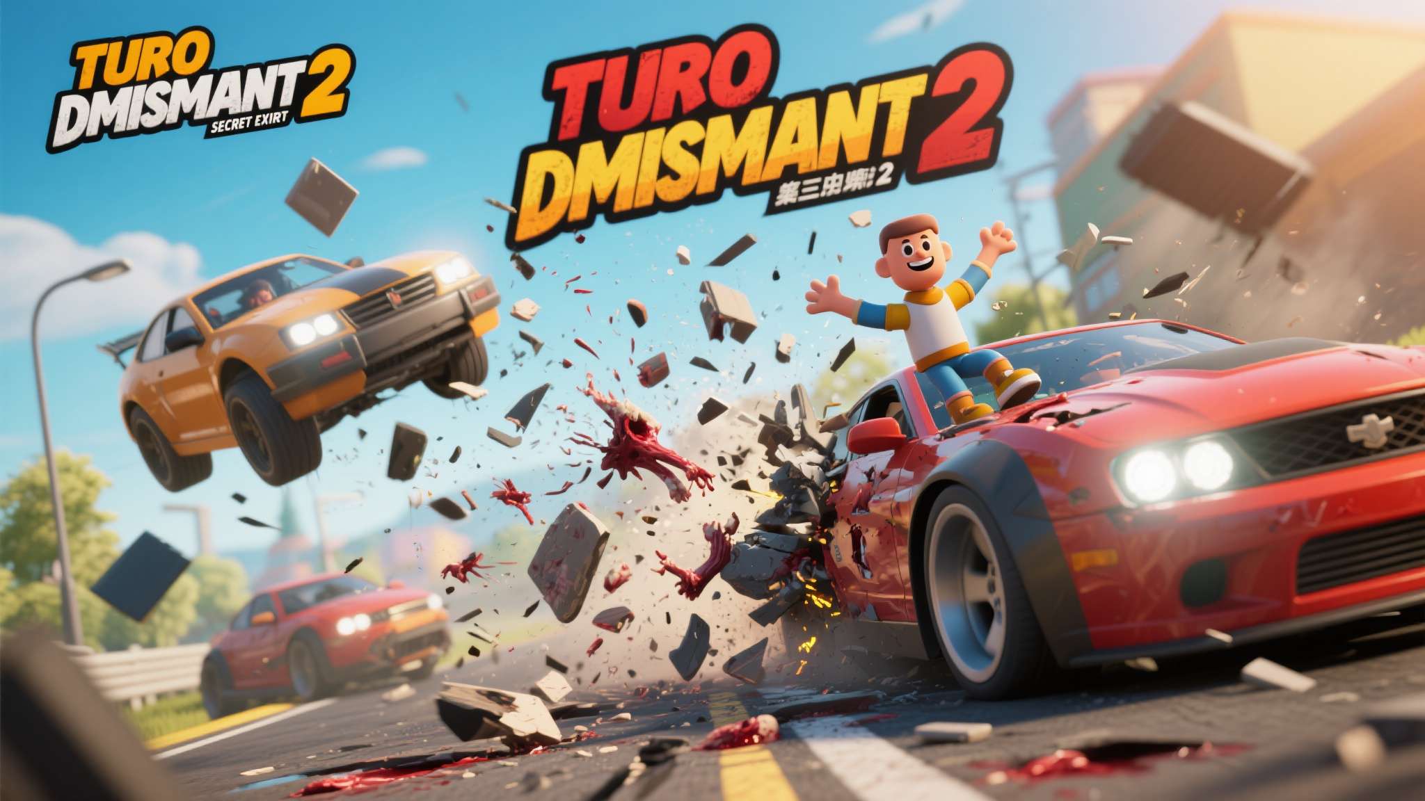 《Turbo Dismount 2》是由芬兰独立游戏工作室 Secret Exi